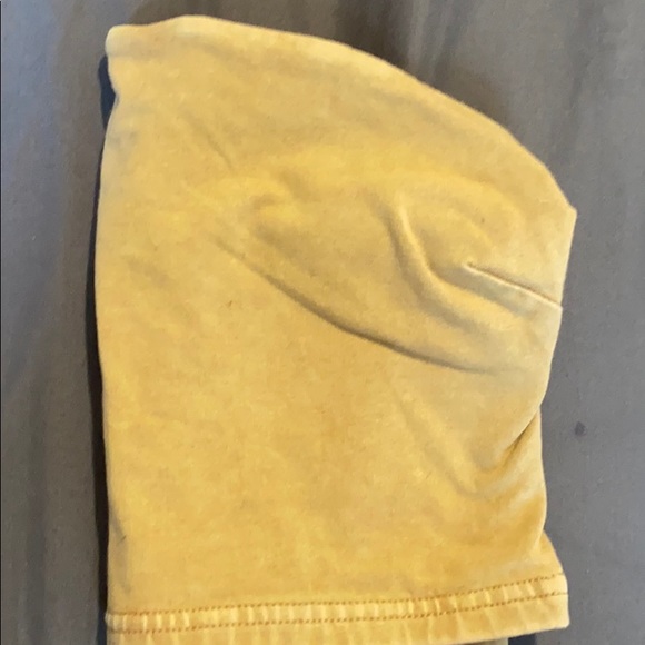 ARITZIA- tna 90s TUBE TOP IN tan acid wash - Picture 4 of 4